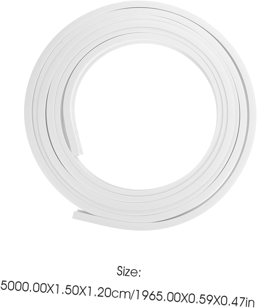 Cabilock 1set Bendable Curtain Track Flexible Ceiling Rail for Curved Room Dividers Construction Easy Installation for Home Use