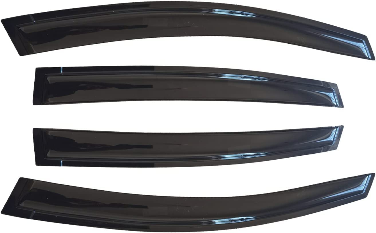 AUTOTOP 4PCS Tape-On Window Visors Deflectors Sun Rain Guards for XV Crosstrek 2018-2023/Impreza 2017-2023