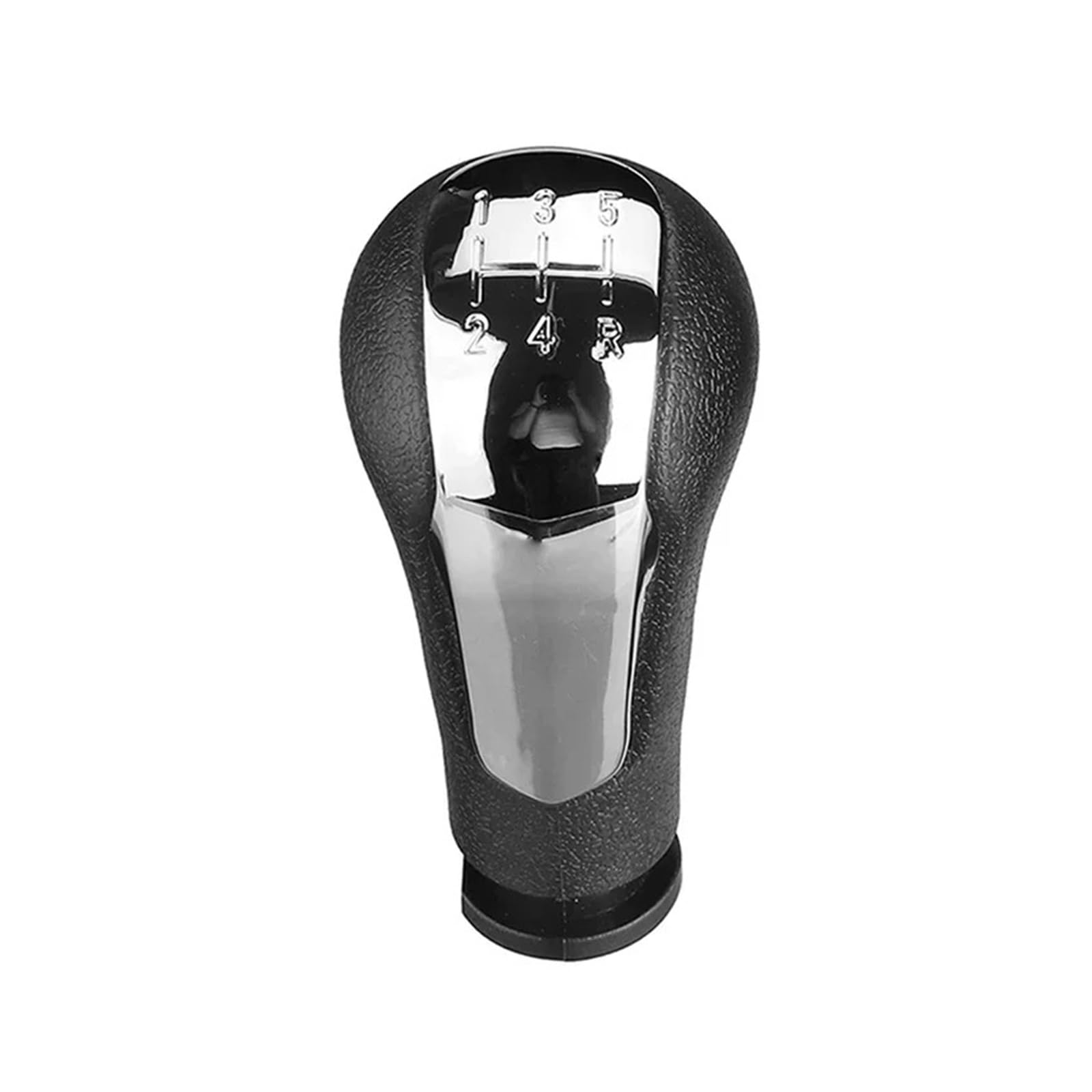Jxewmtmc Chrome For Chevrolet For Spark M300 2011-2015 5 Speed Car Lever Change Manual Gear Shift Knob Gearbox Shifter Cover With Boot Silver Gear Stick Shift Cover(Chrome)