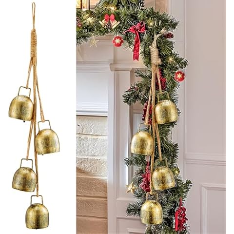 Minetom Decorative Christmas Bells Cover