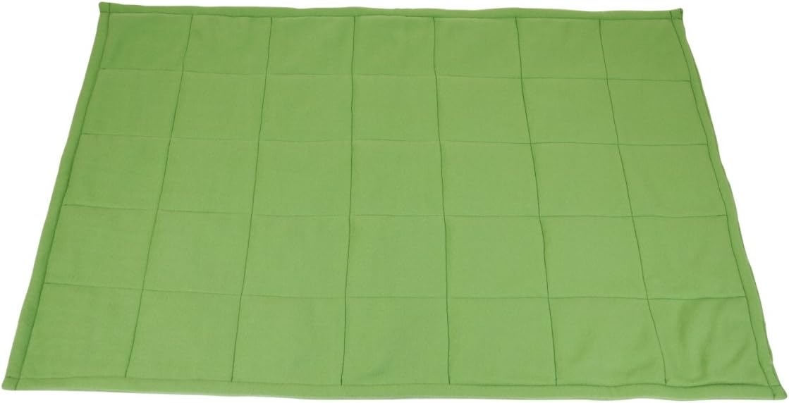 StationX Fleece Weighted Blanket44; Medium - Green