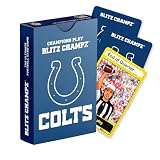 Blitz Champz Indianapolis Colts – Official NFL Playing Cards & Indianapolis Colts Gifts for Men & Women, Fun Travel Card Games for Adults & Kids Ages 7+, Camping Games for Friends & Family Game Night