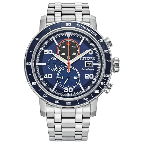 Citizen Men's Eco-Drive Weekender Brycen Chronograph Watch Stainless Steel Case