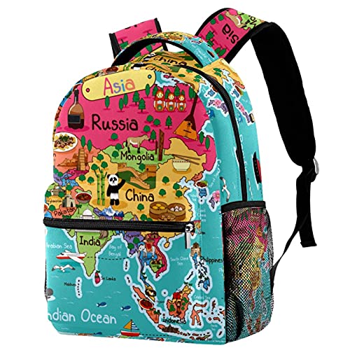 Sac à dos voyage loisirs enfant avec poches et porte-bouteille