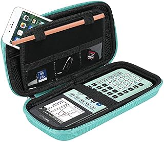 ProCase Twarde etui EVA do Texas Instruments Ti-84 Plus, trwałe pudełko do przechowywania, torba ochronna do kalkulatora graficznego Ti-84 Ti-83 Ti-85 Ti-89 Ti-82 Plus/C CE i nie tylko miętowe