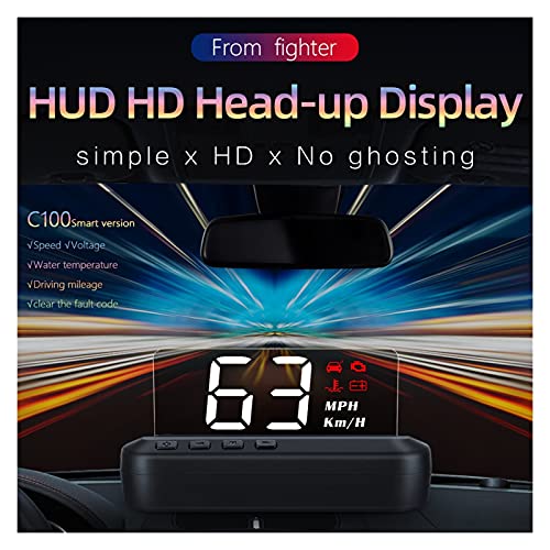 OBD2 HUD On-board Computer Auto Head Up Display Digital Car Speedometer Projector KM/h MPH Car Electronics Alarm Smart Gadgets