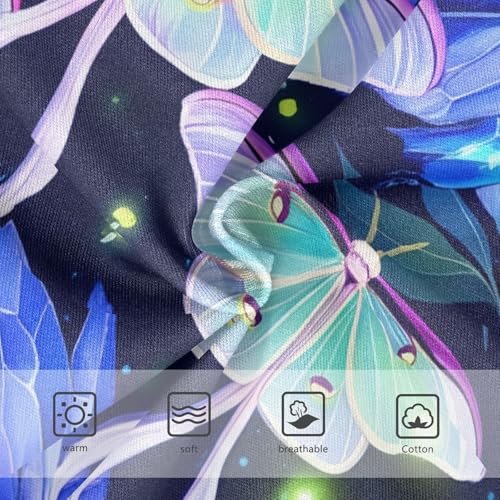 Girls Underwear Toddler 2t Cotton Panties Little Girl Bright Briefs Girls Undies Glowing Luna Moths Butterfly3