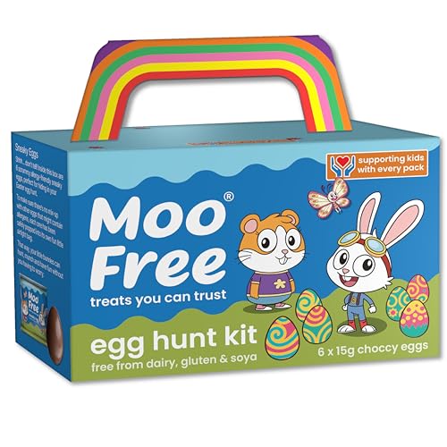 Moo Free Easter Egg Hunt Kit - Dairy Free & Vegan - 6 Eggs (90g)
