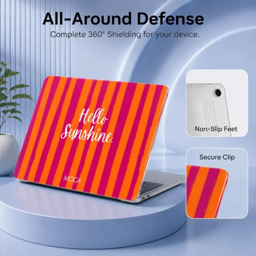 Image of MOCA Case Compatible with MacBook Air 13 inch M5 M4 M3 M2 2026-2022 Hardshell Cover for MacBook Air 13.6, A3449 A3240 A3113 A268