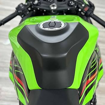 カーボンファイバー タンク ブラック Amazon | For Nin.ja ZX-6R ニンジャzx6r 2024 アクセサリー