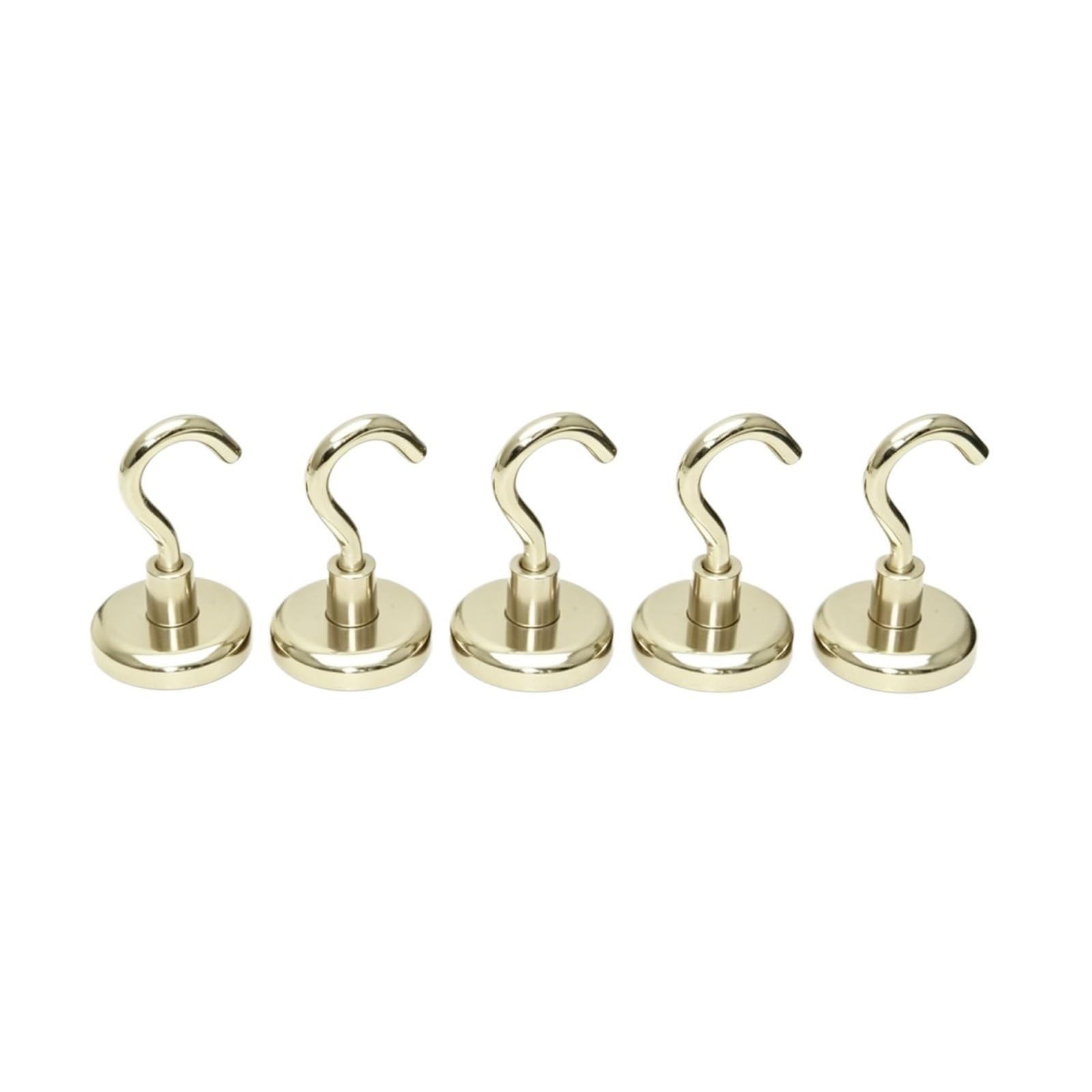 Nktfkqzjz D20mm 10/12/16/20Mm Neodymium Magnetic Hooks Heavy Duty For Kitchen Office Garden Keys(,5Pcs)