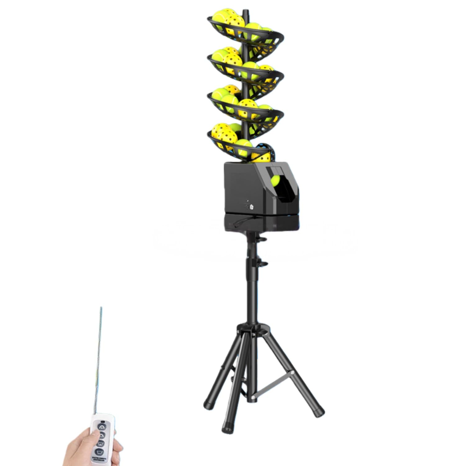Amazon | Quxxuol テニス自動球出し機 テニス球出し機 ピックルボール