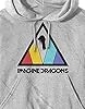 Imagine Dragons Hoodie Triangle Band Logo Official Off White Pullover Unisex M #1