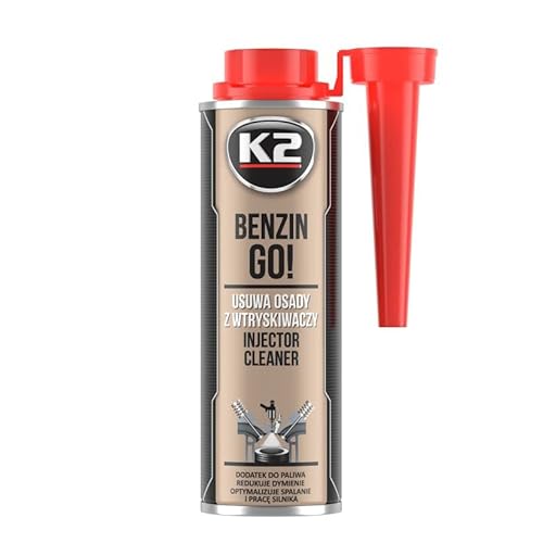 K2 Limpia Inyectores Gasolina - Aditivo Limpiador de Inyección y Sistema de Combustible BENZIN GO 250 ml (1)
