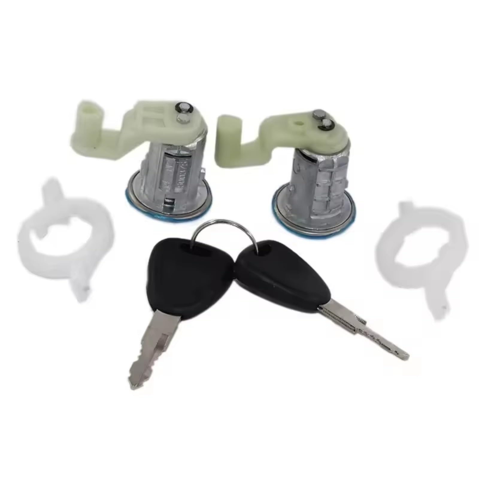 Bloccheto Accensione Compatibile Con Clio Per Scenic Per Master Cilindro Della Serratura Porta Coppia 7701472806 Due Chiavi Uguali Per Auto Accessori Per Ricambi
