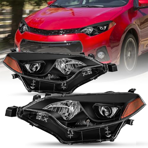 Image of TUSDAR LED Headlight Assembly Compatible with 2014 2015 2016 Toyota Corolla