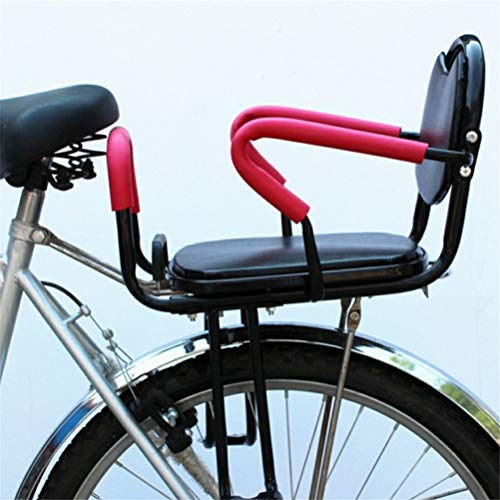 GFYWZZ Bicycle Rear Seat Kids Cushion Footrest Set, Child Bike Back Seat Armrest Seat Cushion, Detachable Fence Armrest and Pedal - Thumbnail 5