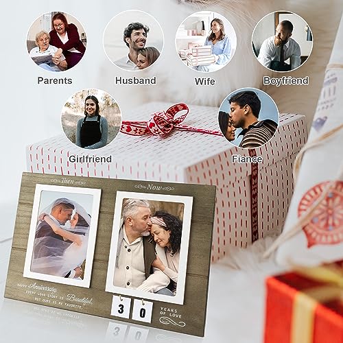 PEUTIER Cornice Anniversario Matrimonio, Allora e