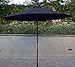 Formosa Covers 9ft Umbrella Replacement Canopy 8 Ribs in Dark Navy Olefin (Canopy Only)