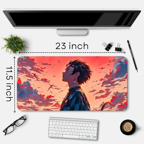 Image of Anime fearturing Large Gaming Mouse Pad, Extended Desktop Mat, 58 x 28 cm. (DS 4)