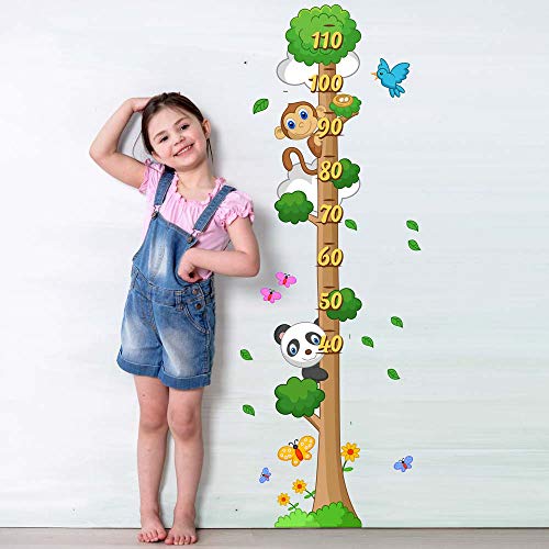 kina - UVB00216 Decorazione Parete in PVC Trasparente Adesivi per Muro Metri Bambini - Misura 20x120