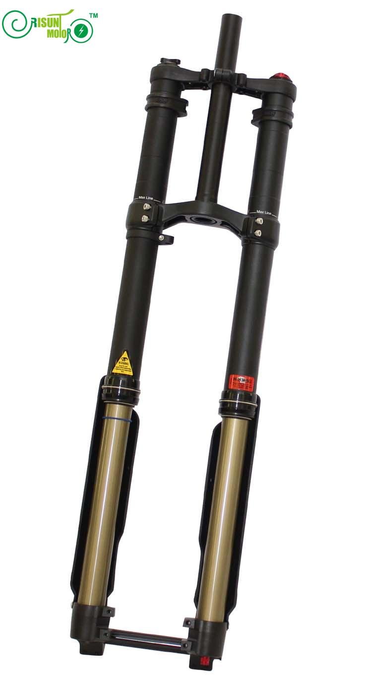 HALLOMOTOR Our Exclusive Ebike Triple Crown Fork for Electric Bicycle DNM USD-8 Air Suspension Elect