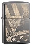 Zippo Eagle and Flag Pocket Lighter