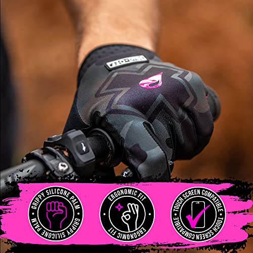 Muc-Off-Camo-MTB-Gloves-Premium-Handmade-Slip-On-Gloves-for-Bike-Riding-Breathable-Touch-Screen-Compatible-Material