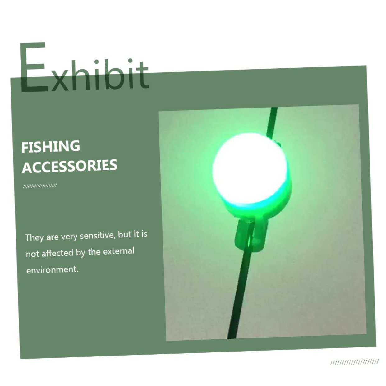 YARNOW 15 Set luci da Pesca notturne Kit da Pesca Luce da Pesca a LED Lampada Allarme elettronico Lampada da Pesca Professionale lampade di Allarme per la Pesca Maggiore Spia Luminosa