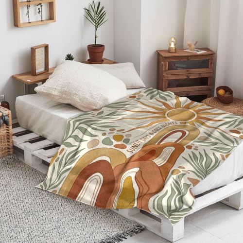 Couverture de soleil bohème moderne idéale pour vos soirées canapé - 5