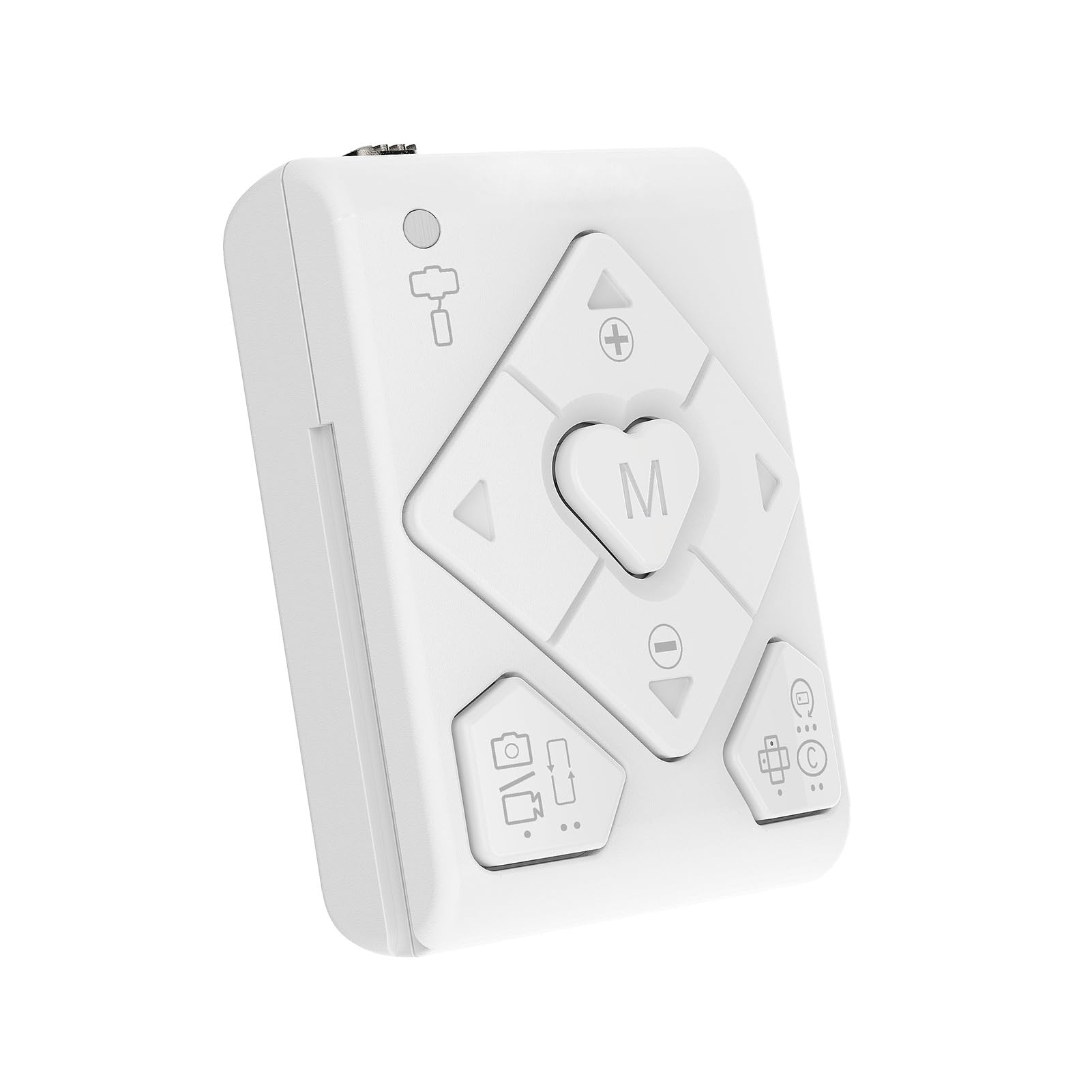 Stabilizzatore Cardanico per Smartphone Wireless, Telecomando Leggero per Hohem ISteady XE/X2/V2/V2s/M5/M6/MT2/Q/Pro 4/Mobile+ 10M - /Bianco un Facile Utilizzo in Movimento (#1)