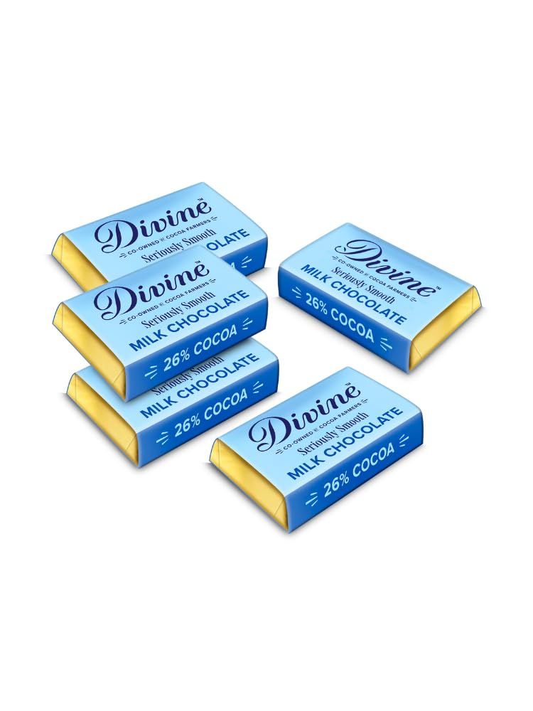 Milk Chocolate Mini Bars 100 x 4.2g – Fairtrade Milk Chocolate – Bite Size Treats – Ethical Premium Chocolate