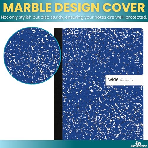 Carnet de composition ligné large pour organiser vos notes de bureau et de cours - 5