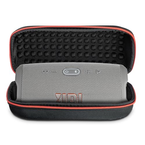 Image of JBL Charge 5 Wireless Bluetooth Speaker (Grey) | Rugged IP67 Waterproof Outdoor Audio with Deep Bass & 20H Playtime | Includes Protective Travel Case for Beach, Hiking, Camping, and More