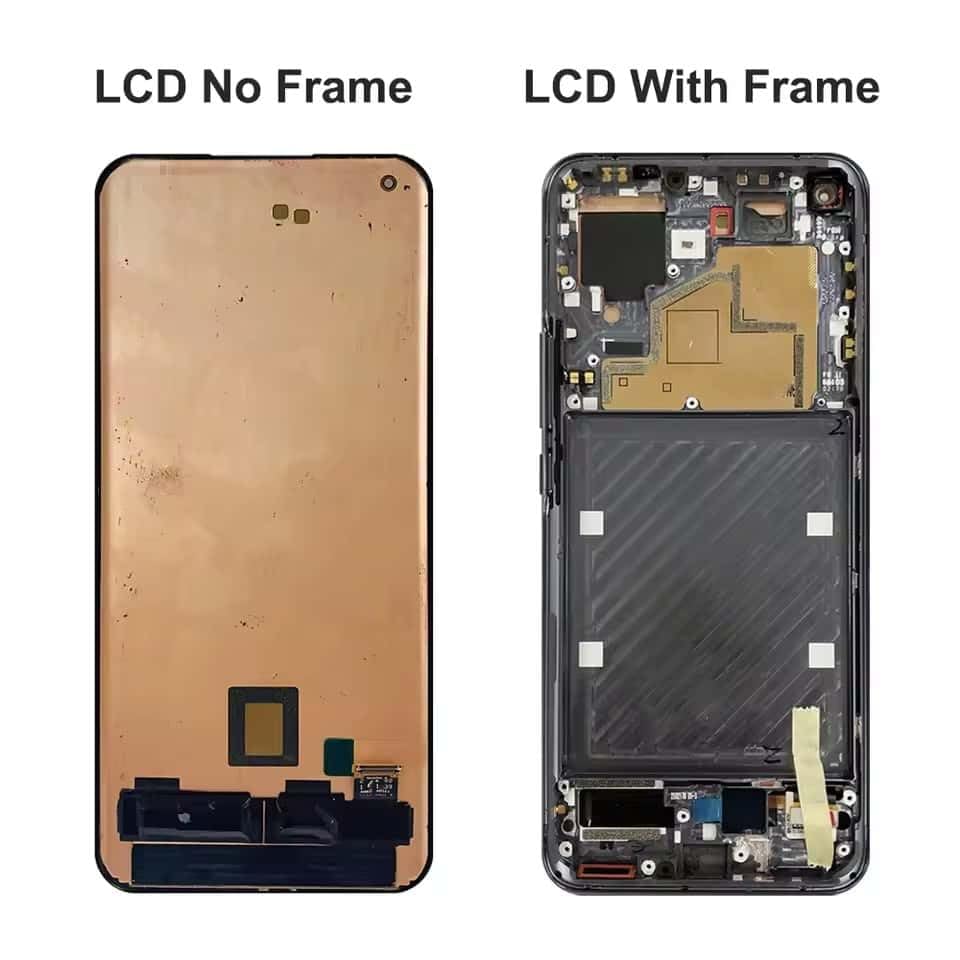 Écran tactile Xiaomi 11 avec cadre noir pré-assemblé bloc LCD complet 6,8"
