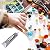 PROKTH Craft Adhesive Glue for Jewelry Making, 50g Jewelry Adhesive Clear Glue for Rhinestones Gems, Craft Adhesive Glue with Precision Applicator Tip for Art Dotting