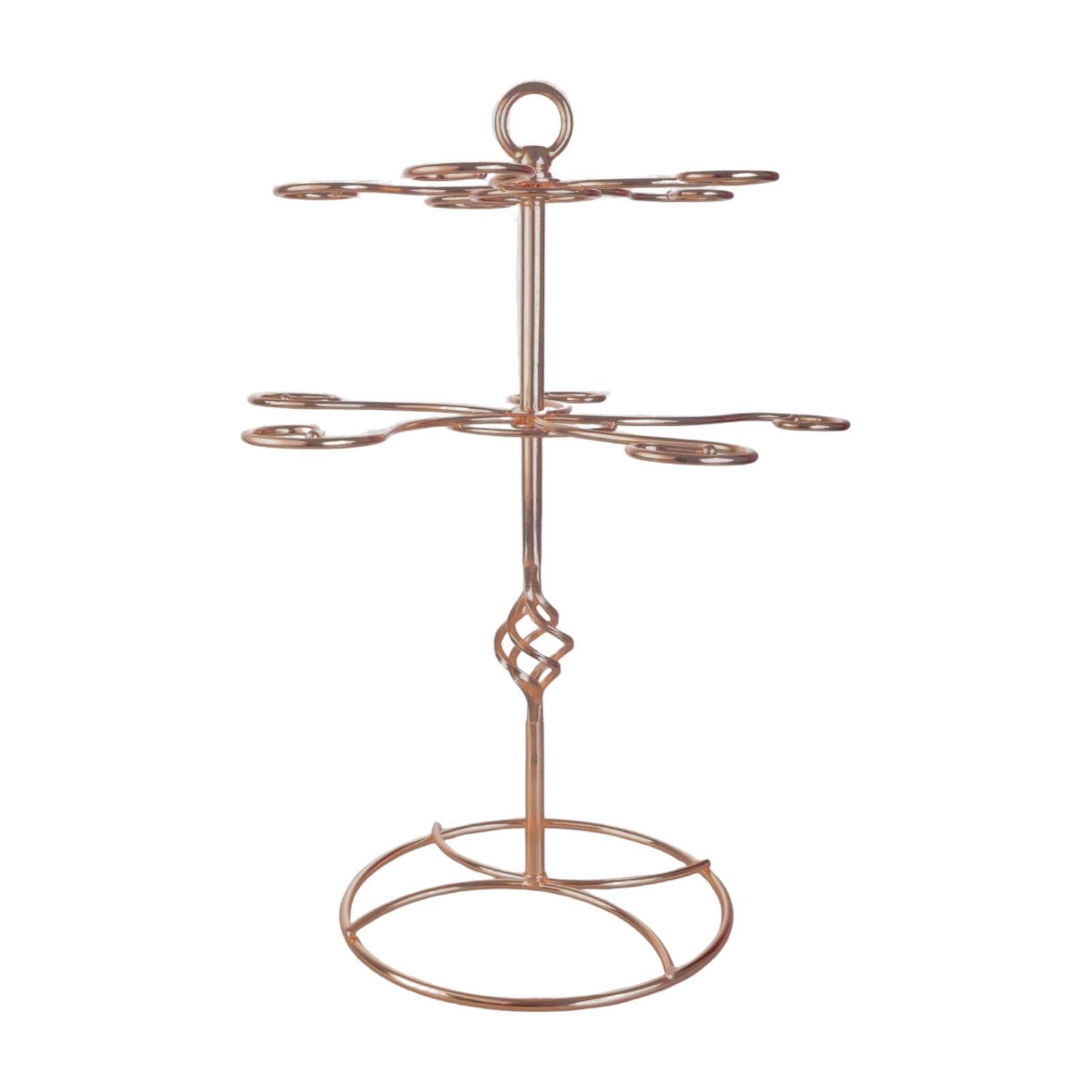 Buxuaaaa Gold Metal Wine Glass Rack Modern Wine Glass Holder Freestanding Tabletop Storage Rack Cup Stand Metal Texture For Cups Modern Display
