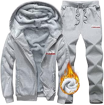 NOFS Trapstar Men's Jogging Suit, Zip Hoodie + Jogging Bottoms Set, Tracksuit, PSG Tracksuit, Winter Jogging Suit, Sports Suit for Men, Running Suit, Sweat Jacket, Jogging, Sports, Gym, Warm