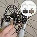 Milisten High Performance Disc Brake Pads Replacement Bike Brake Pad Set Easy to Install for Road Bikes