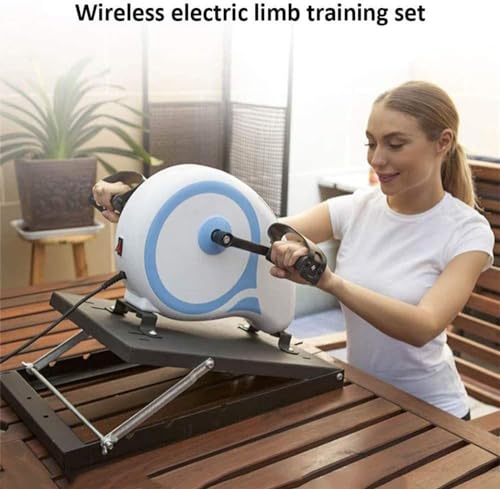 Mini bicicleta estática eléctrica para brazo y pierna miniatura 4