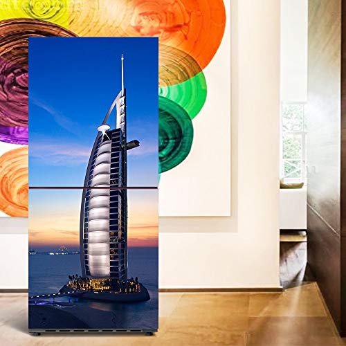 Vinilo de Dubai para refrigerador autoadhesivo e impermeable de 77x200cm 6