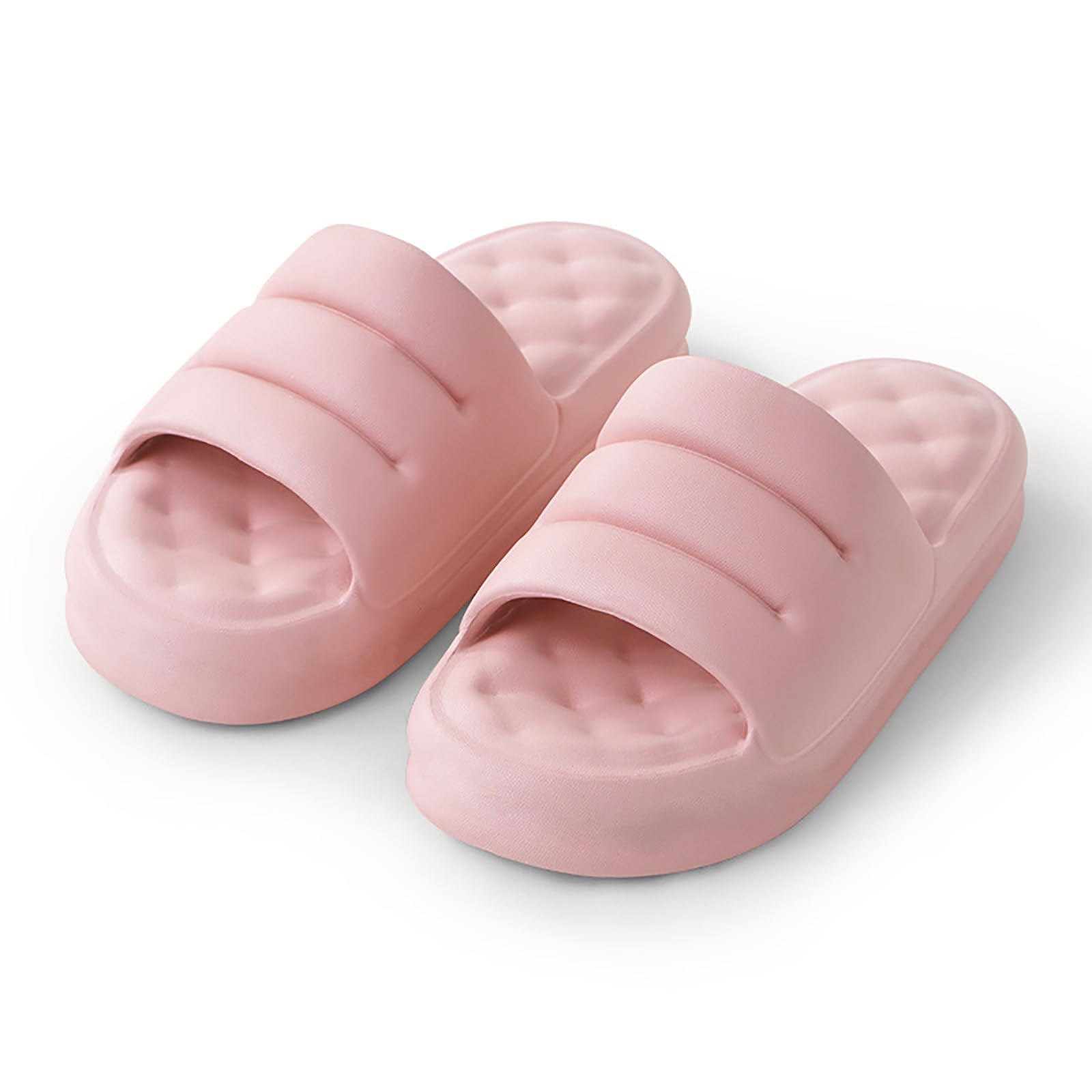 Cloud Slides for Women and Men Sandals Bathroom Slides Shower Shoes Non-Slip Comfortable House Slippers Cushioned Thick Sole