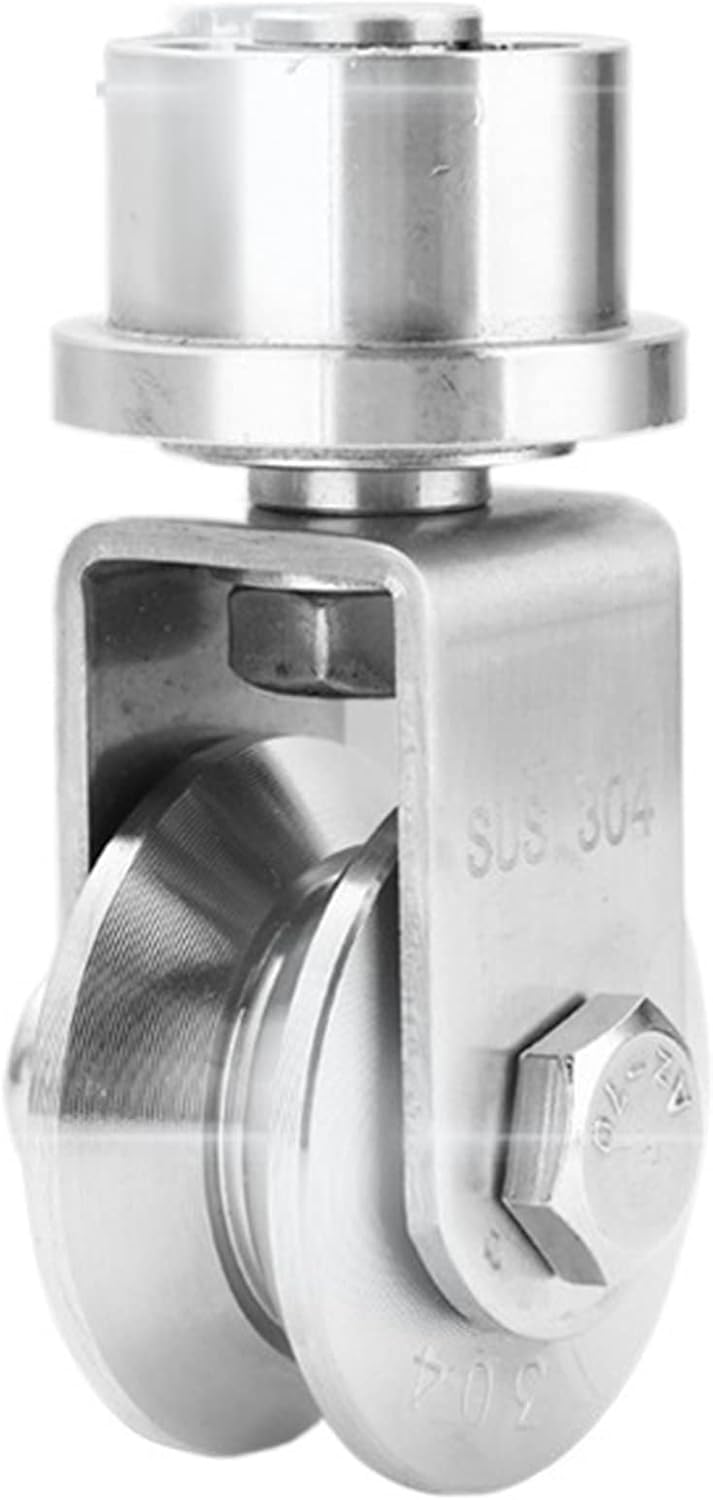 DHALGA 1.8" Sliding Door Wheels v Groove Door Wheels