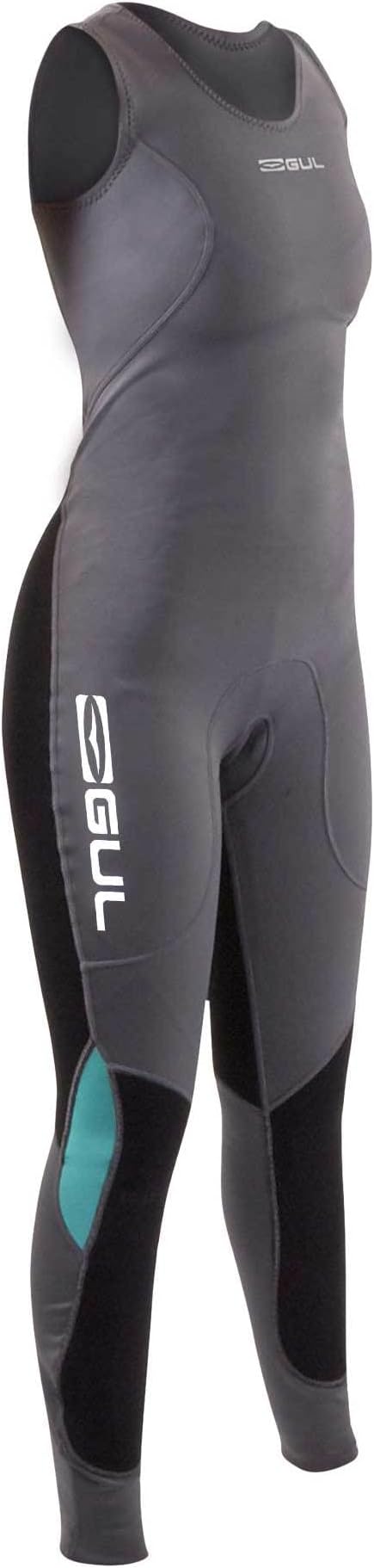 Gul Womens Code Zero 1mm Long Jane Wetsuit - Grey - Easy Stretch - REVO FIT: 3D pattern technology