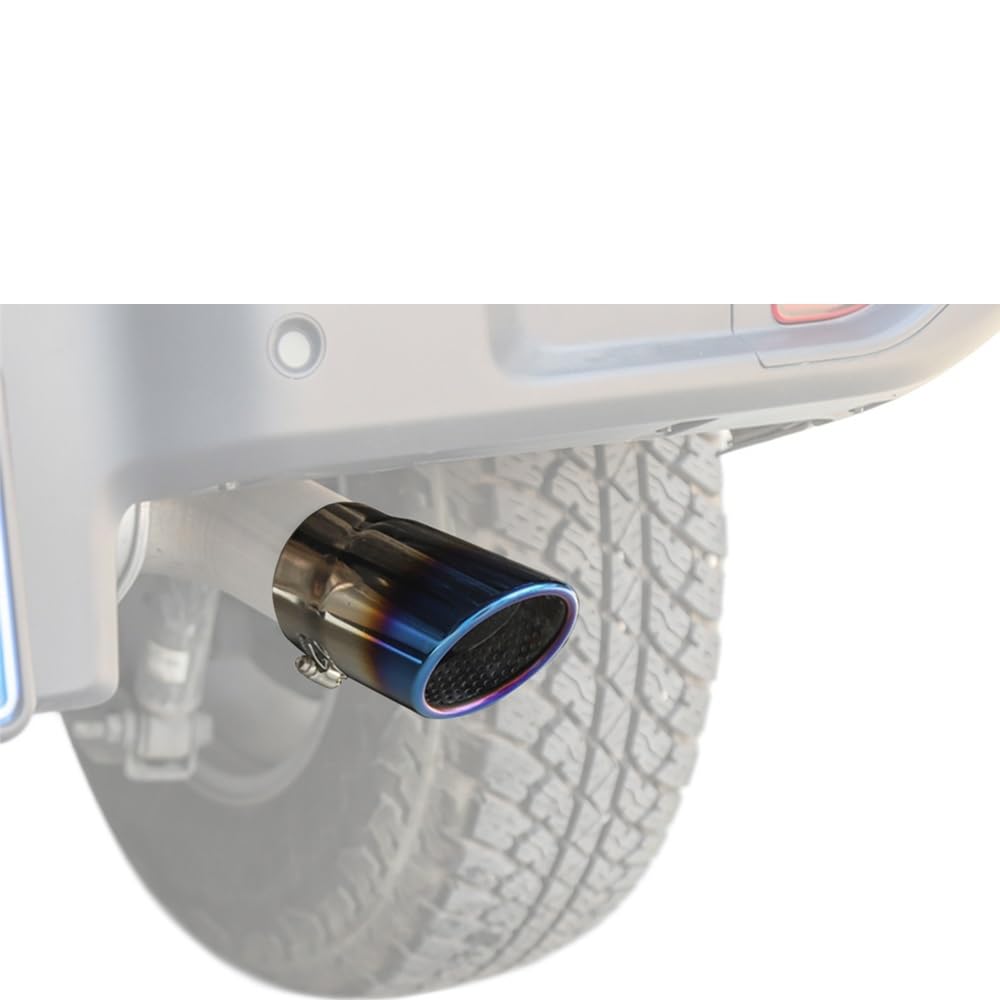 Edelstahl Wellrohr Passend für Jeep Compass 17–25 Auspuffspitze Endrohr Ersatz-Auspuffrohr-Schalldämpfer-Verlängerung Auspuff Flexrohr(Model A)