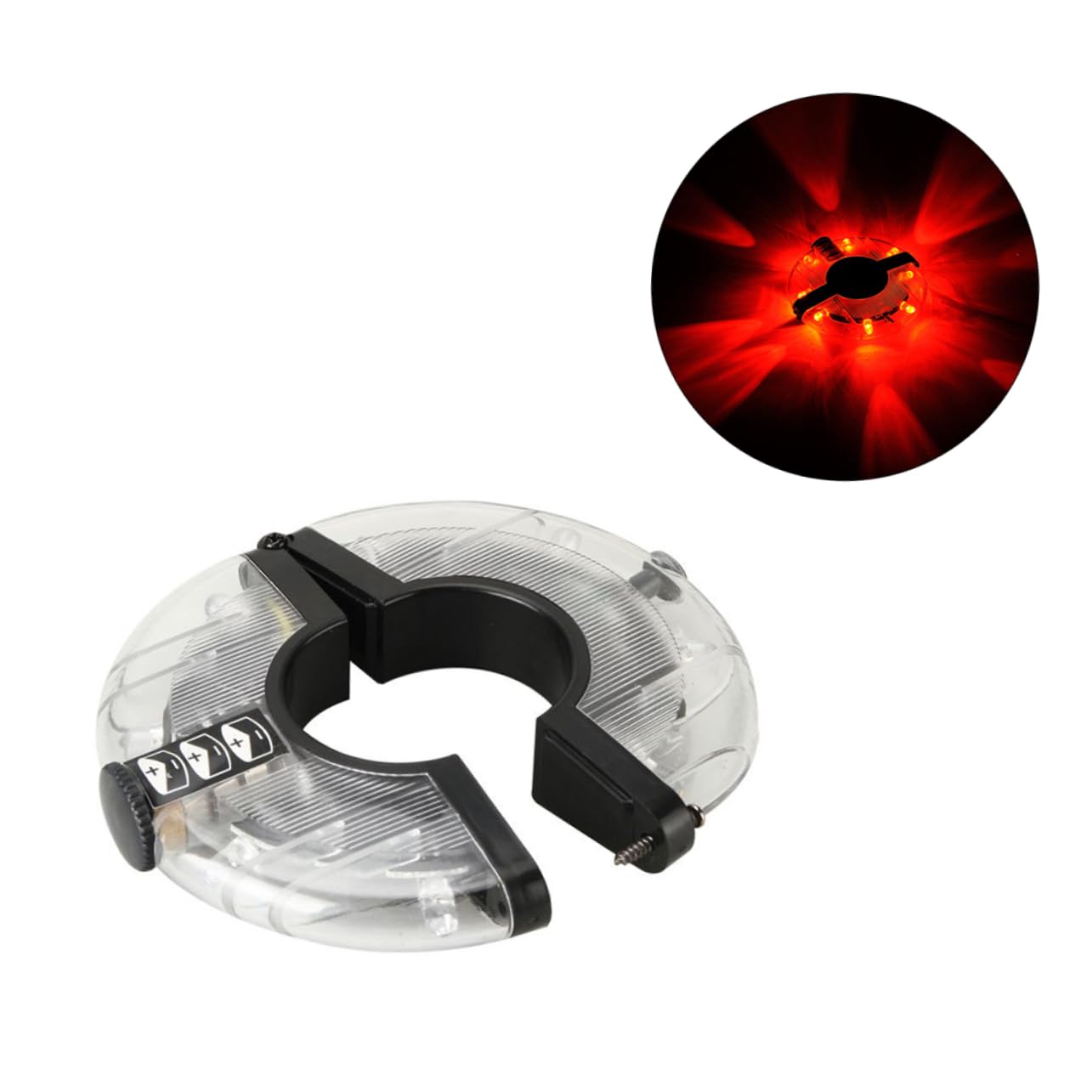 Milisten Led Bike Spoke Light Flower Drum Lamp Hub Light 3 Flashing Modes for Night Riding