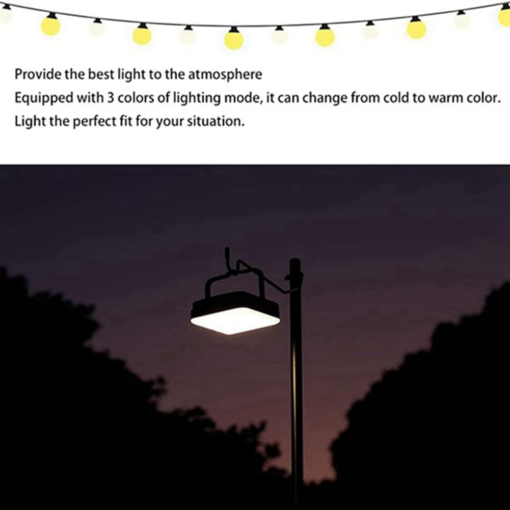 Bamberg Lanterna da A LED Ricaricabile 1000LM, 13500mAh Lampada da Impermeabile Portatile per Interruzioni di Corrente, Emergenza, Escursionismo