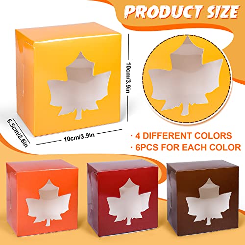 Anydesign A0430 24Pcs Fall Treat Boxes 4 Colors Cardboard Box thumb #1
