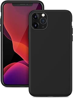 memumi Liquid Silicone Case for iPhone 11 Pro Max Shockproof Case with Rubber Soft Finish Coating Hard Shell Back Cover Scratch Resistant and Anti Fingerprint for iPhone Pro Max Case Black - coolthings.us