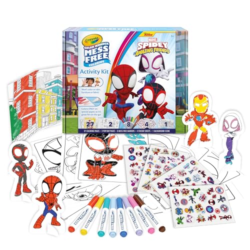 CRAYOLA Color Wonder Activity Kit Marvel Spidey
